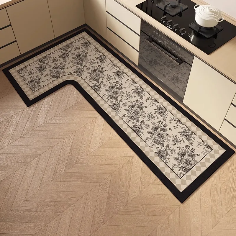 PVC-Bodenmatte für die Küche, Kieselalgen-Schlamm, Heimdekoration, wasserabsorbierender, schnell trocknender Teppich, Alfombra De Cocina Teppich in Der Küche Mohamed Ansicht 3