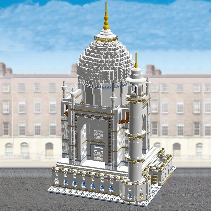 3512pcs MOC Modular Buildings Taj Mahal Modular 2 Model Building Blocks Christmas Gift Toy Creative 3D Craft Collection Birthday