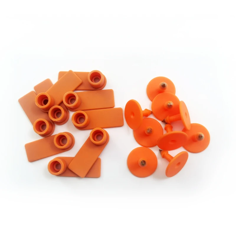 20pcs livestock RFID electronic sheep ear tag 45x17mm long range UHF RFID Passive tag Animal ID ear tag for farm counting