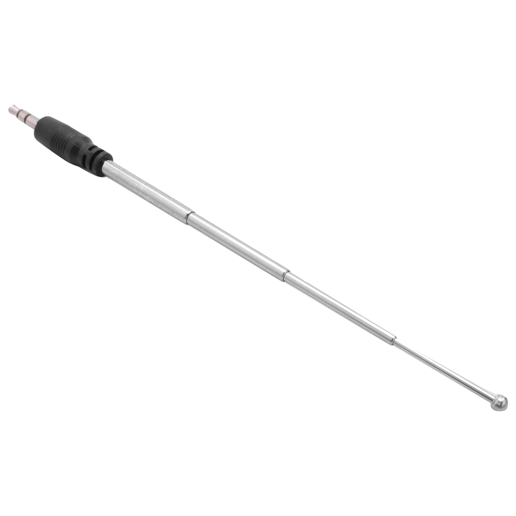 Antena de Radio FM telescópica para teléfono móvil, equipo de Audio Mp3 Mp4, 3,5 Mm, 4 secciones
