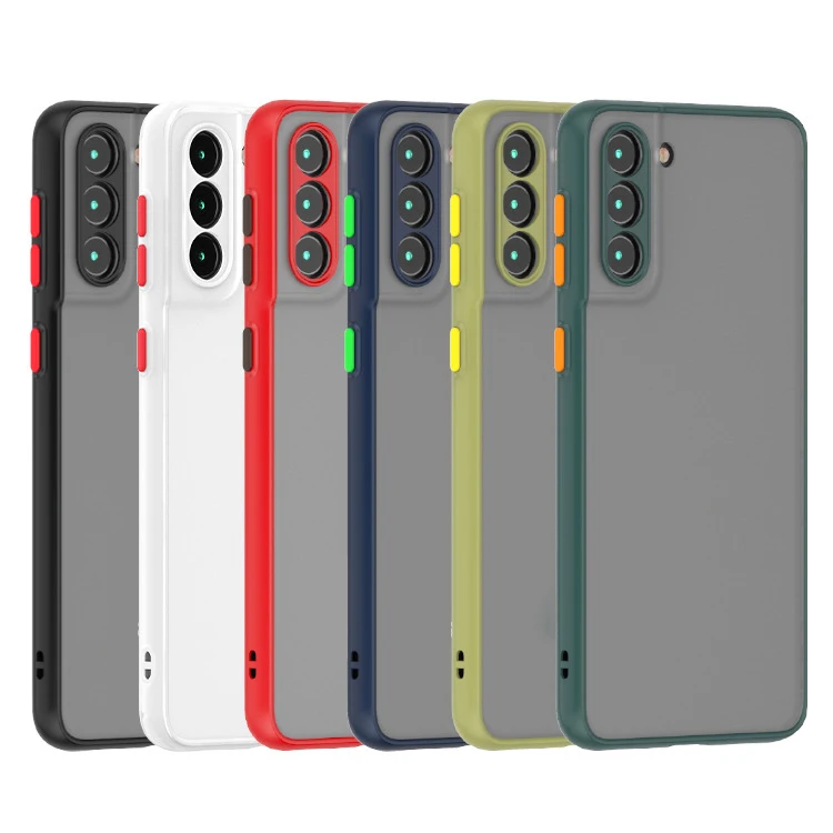 New Skin Feel Armor Shockproof Matte Hard Phone Case For Samsung Galaxy A14 A24 A34 A54 A15 A25 A35 A55 4G 5G Shockproof Cover