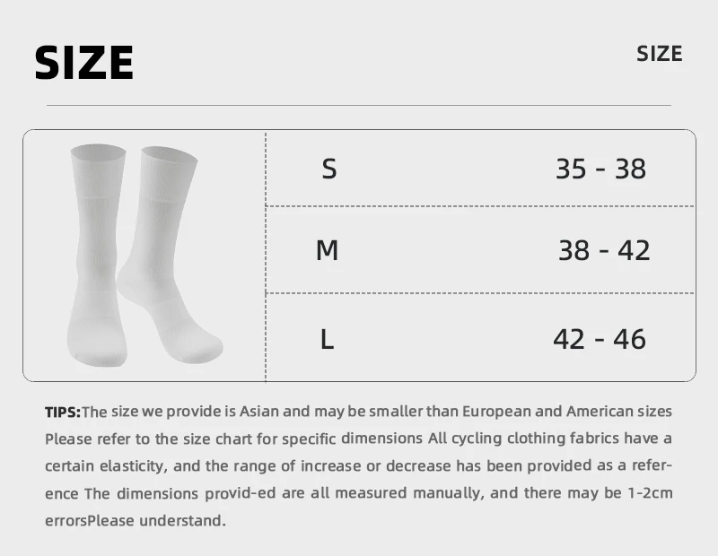 YKYWBIKE Fahrradsocken Unisex Rennradsocken Sportsocken MTB Outdoor Lauf- und Wandersocken Fahrradsocken – Detail 1