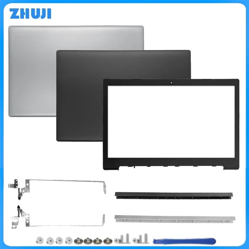 

For Ideapad 330-15ICH Repalce Cover Laptop LCD Screen Back Cover Front Bezel LCD Hinges Hinge Cover Black/Silver 15.6 Inch Case