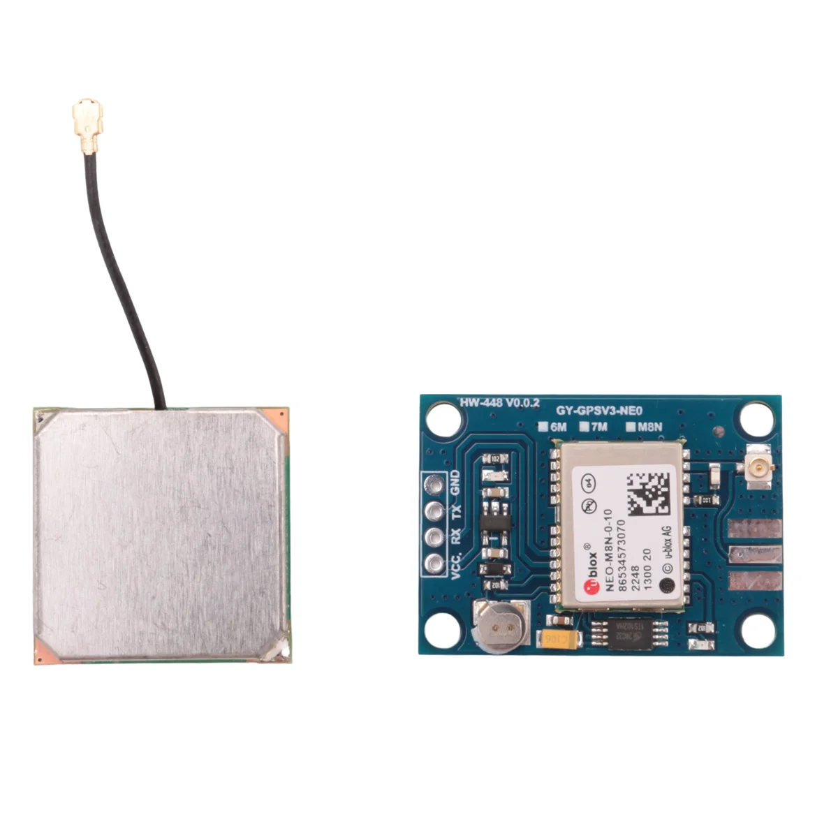 GY-NEO-8M NEO-8M GPS 모듈 NEO8MV2, 비행 제어 EEPROM, MWC APM2.5, Arduino용 대형 안테나, 신제품