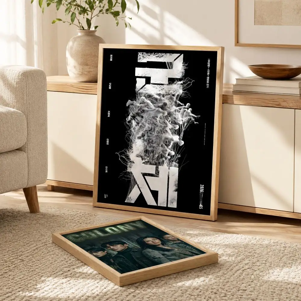Colonys tv Poster Modern PP Paper Wall Decorative for Cafe Office Bar Home Wall Decor Gift