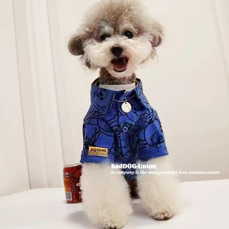 

Fashion Pet Dogs Clothes The Four Seasons Shirts For Cat Dogs Luxury Clothing Thin Summer Pet Costume Chihuahua Pet Supplies ﻿