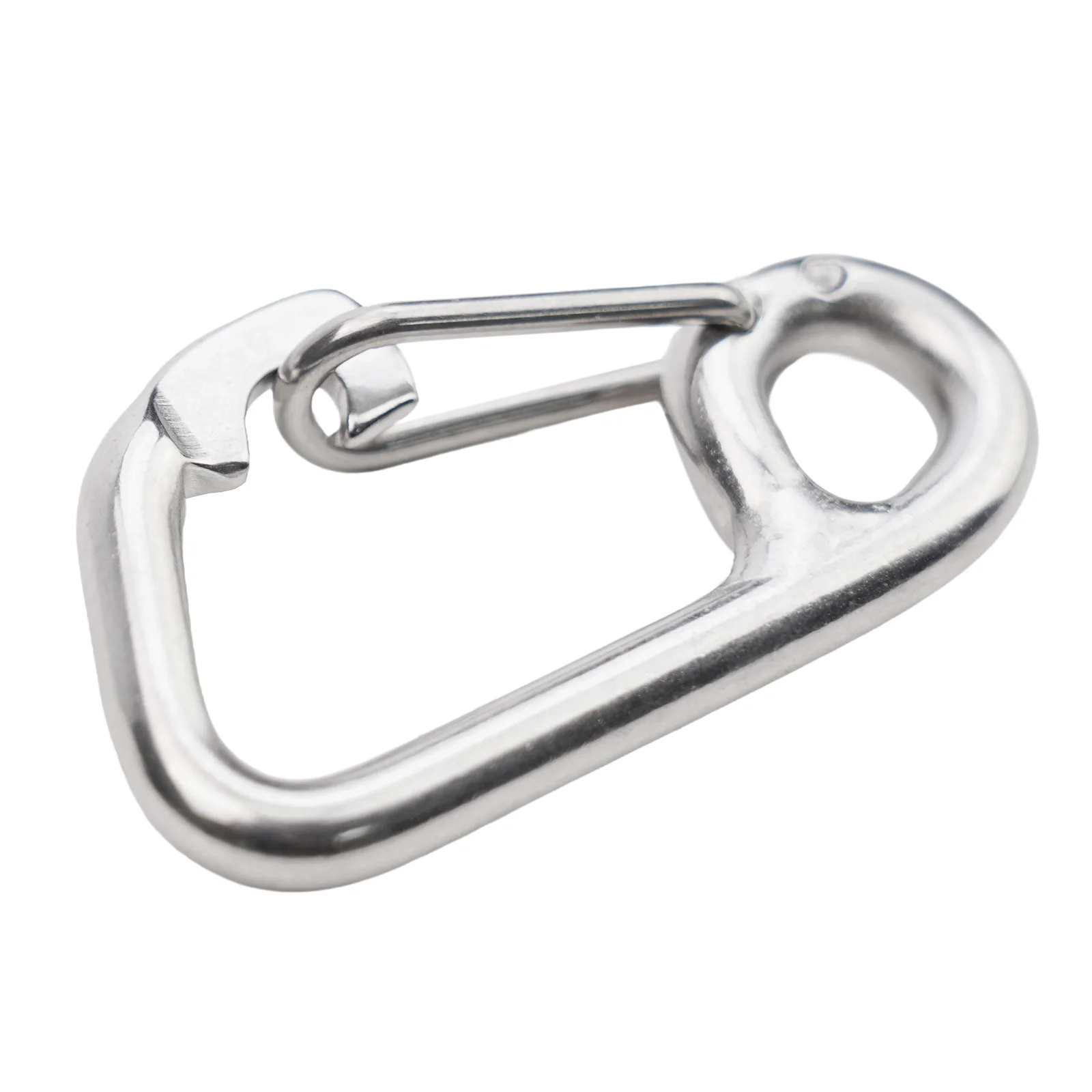 Scuba Diving Hook Stainless Steel Safety Diving Buckle Clip Camping Carabiner Simple Hook Hanging Buckle Snap Kayak Accessories