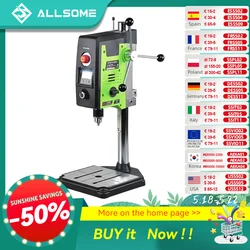 ALLSOME Taladro de columna,800W,BG-518801