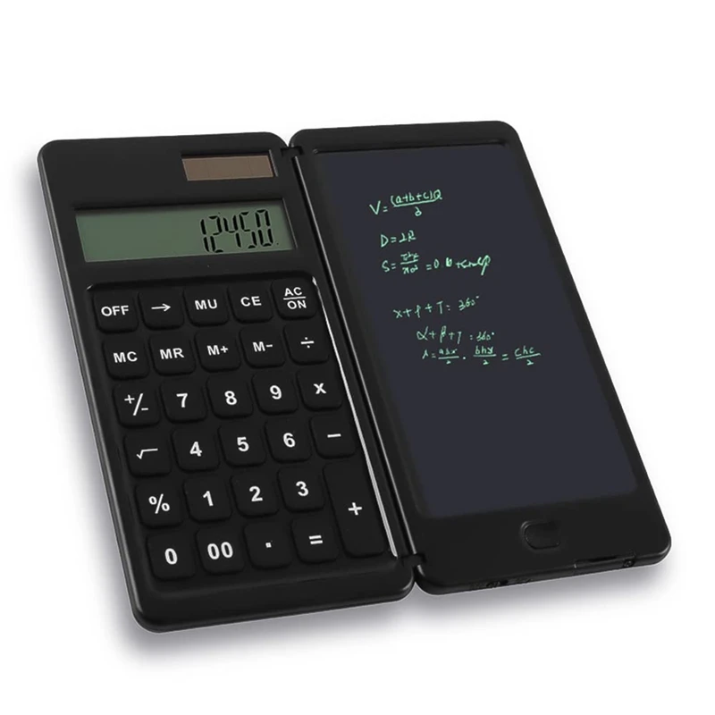 

10-Digit Display Office Calculator With Erasable Writing Table For Basic Financial Home