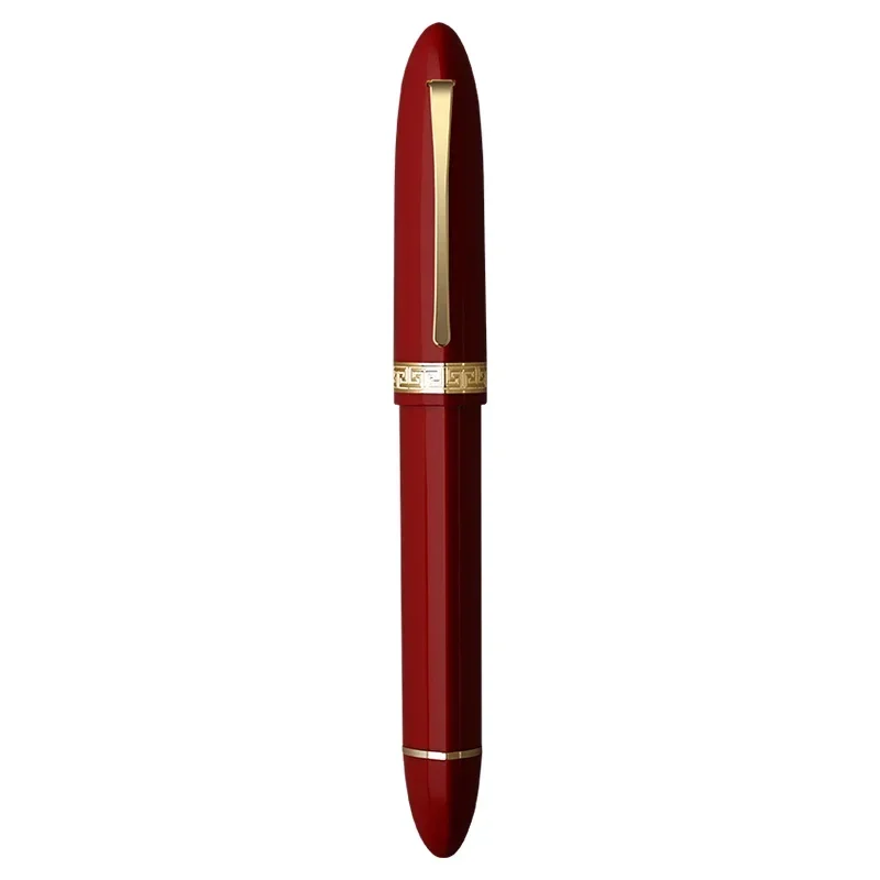 

Hot Majohn V60 Triangular Piston Resin Fountain Pen EF/F/M Nib Ink Writing Gift Pen School Office Business Stationery Supplies