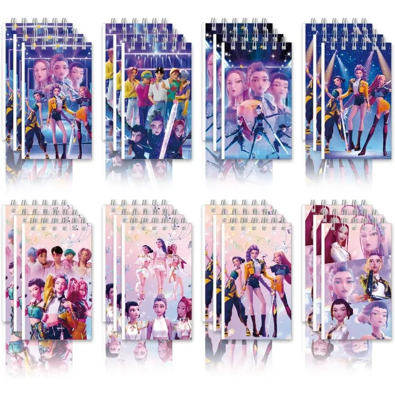 10 Cuadernos con Temática de K-pop, Libretas de Bolsillo Portátiles, Regalos Encantadores y Decoración Festiva para Niños, Uso Diario