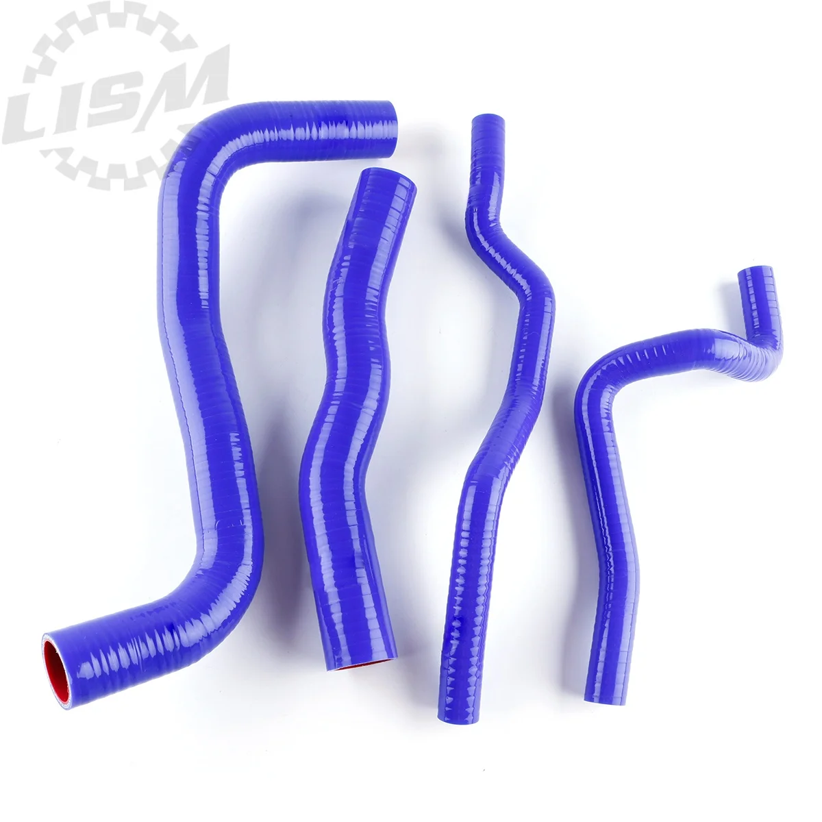 4PCS 3PLY For 1994-2001 Mitsubishi FTO DE3A Chassis 2.0L 6A12 AT 95 96 97 98 99 Silicone Radiator Coolant Hose Replacement Parts