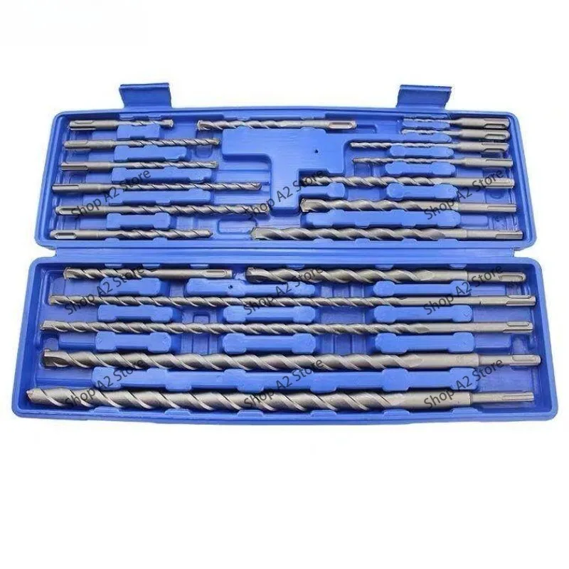Chisel Shank Hammer Drill Bit Set Concrete Masonry Grooving Rock Drill Bits Power Tool Accessories