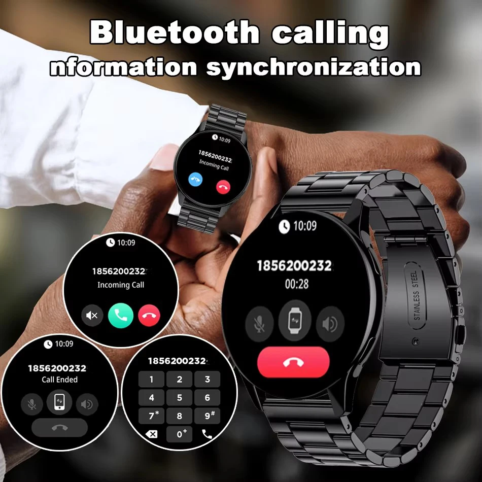 Neue Frauen Smart Uhr Männer Neue Zifferblatt Anruf Digitale Uhr IP68 Wasserdicht Lokale Musik Sound Record Smartwatch Frauen Für Android IOS