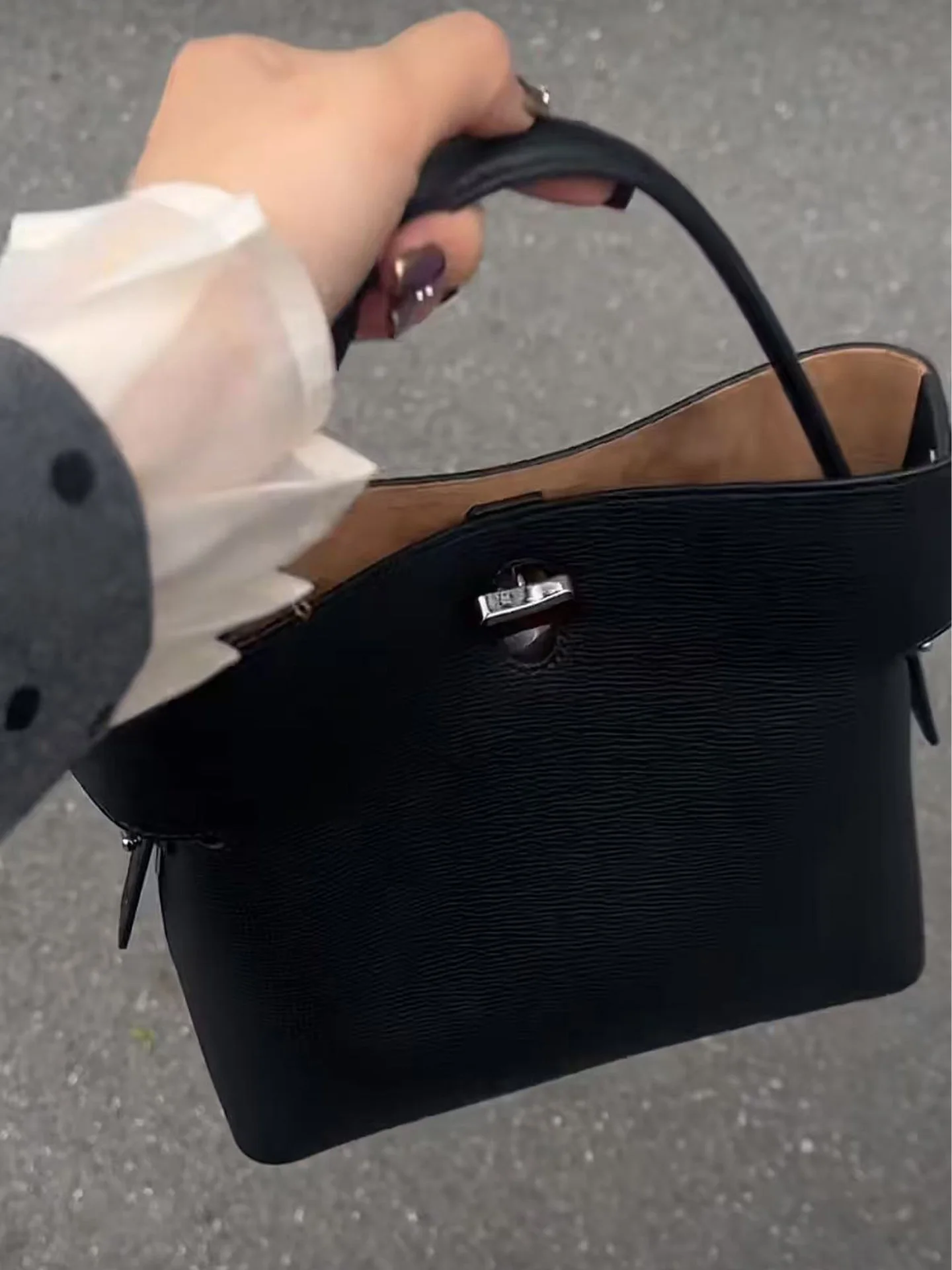 

Bla Buet Handbag Women's Commuter Single oulder Crossbody Bag Luxury mat Sle Soft Polyester Casual Leisure