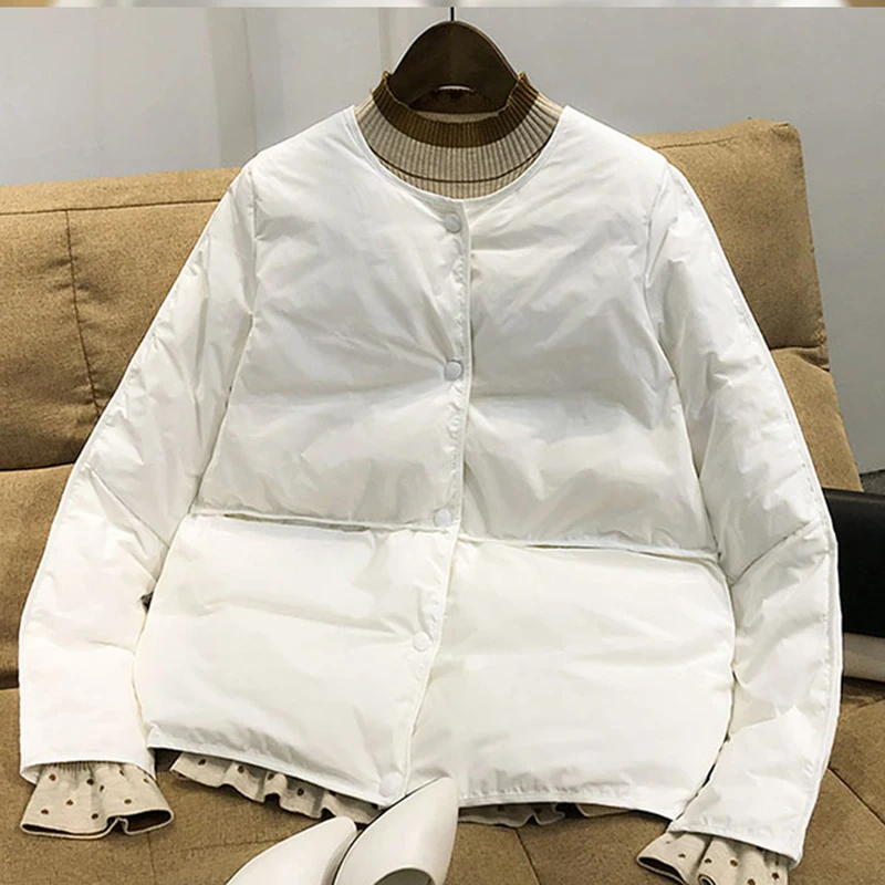 Long-sleeved down jacket for women