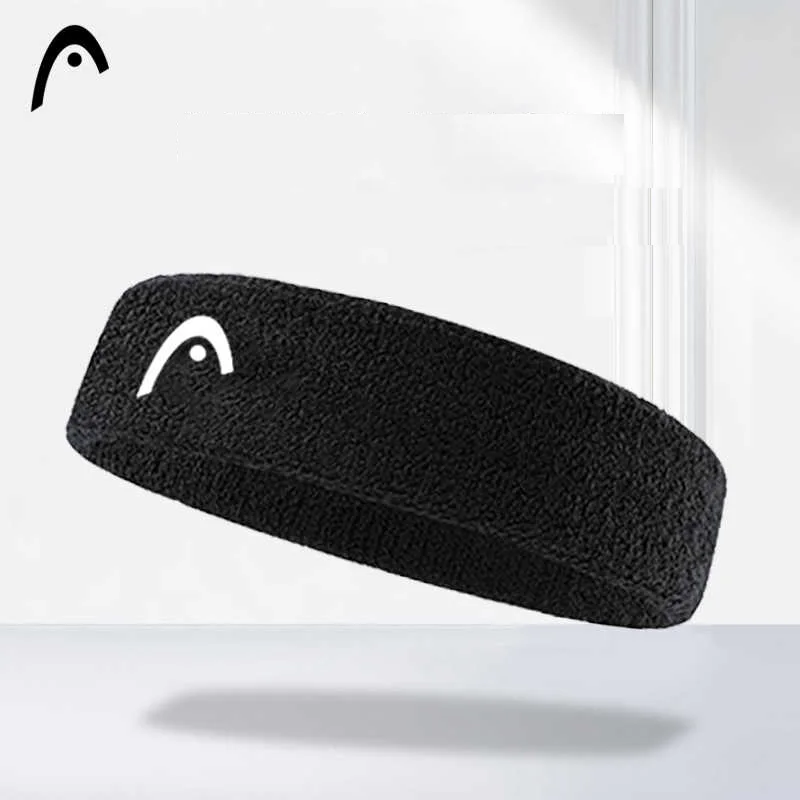 HEAD Tennis Hairbands Men and Women Sports Headbands Fitness Sweatband Badminton Yoga Basketball Running Fashion Sweat Headband