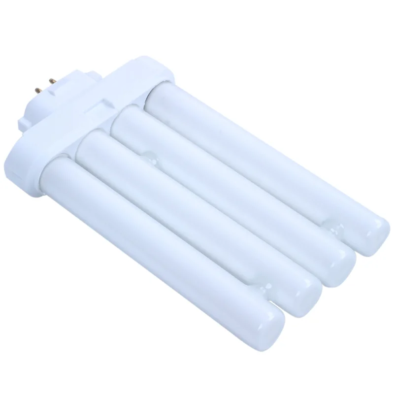 ABNO-4X 220V 27W 4 Pin Rows 6500K Double-H Quad Tube Compact Fluorescent Lamp Light Bulb