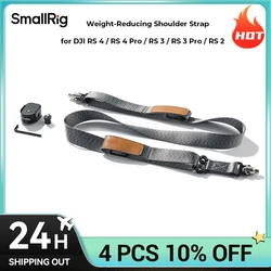 SmallRig Weight-Reducing Shoulder Strap for DJI RS 3 / RS 3 Pro / RS 4 /RS 4 Pro Quick Attachment and Release with 1/4 3/8 Holes