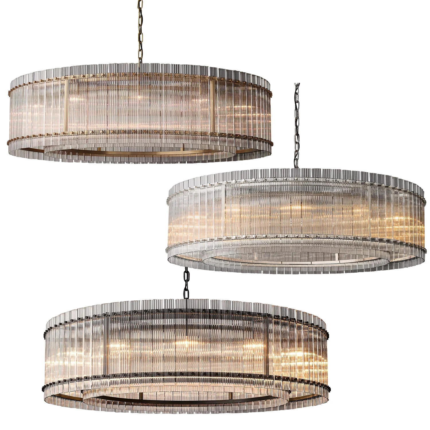 

Postmodern Creative Minimalist Glass Chandelier Lights Big, Home Decor Luxury Villa Two-storey Room Decor Chandeliers Black Gold