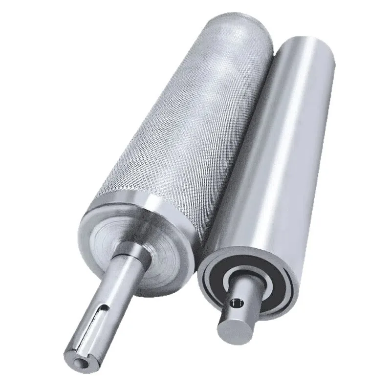 Leader/follower Moving Roller Conveyor Head and Tail Roller Unpowered Roller Sprocket Idler Active Passive Roller Assembly Line