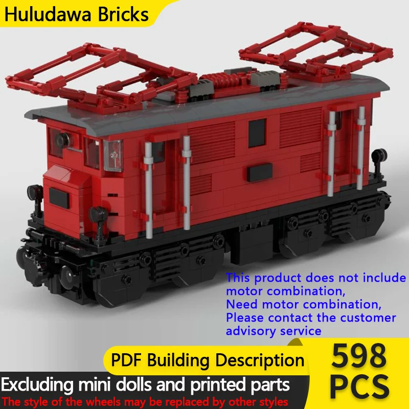 

Конструктор City Car Model MOC, железная дорога, электровоз 1045, модульная технология, детские праздничные подарки, игрушки для сборки