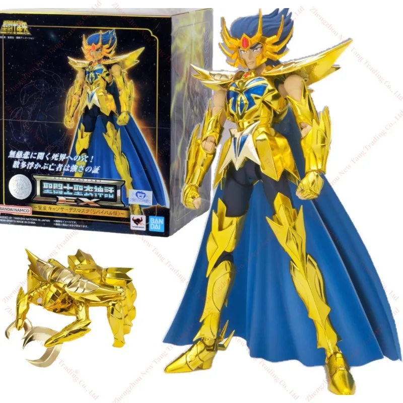 

Original BANDAI Saint Cloth Myth EX Saint Seiya Cancer Death Mask REVIVAL Ver. PVC 18CM In Stock Anime Figures Model Toys