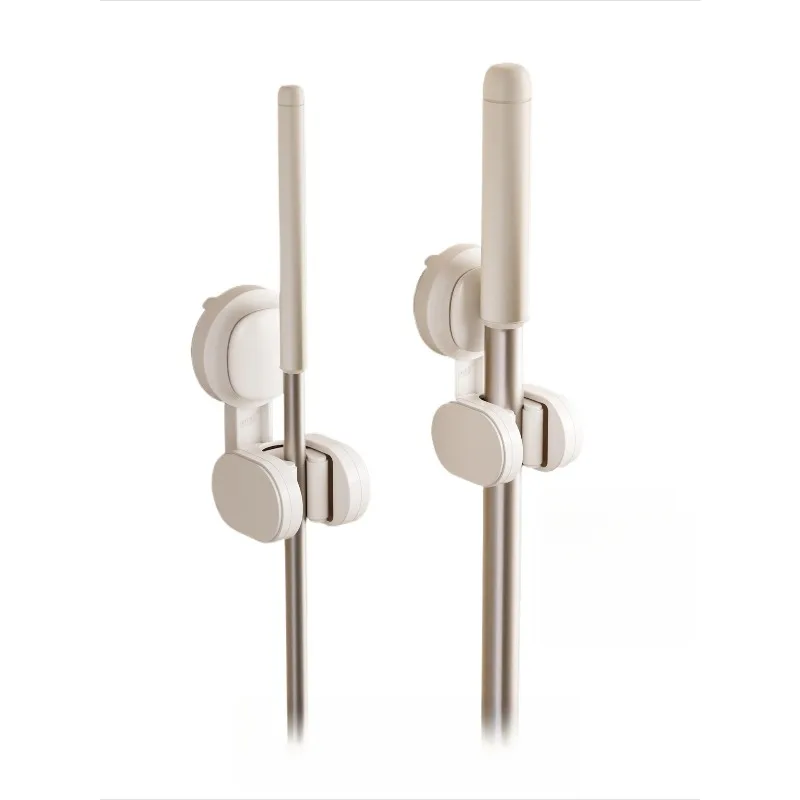 Suction cup mop wall hanging clip, mop broom toilet, no punching, bathroom hook powerful artifact