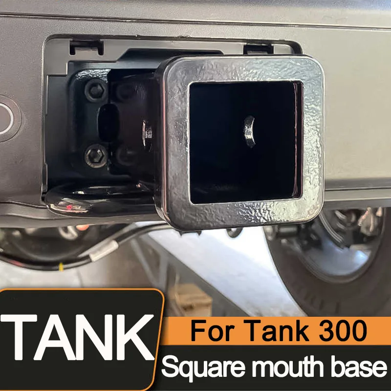 For Tank 300  Trailer Hook Modified Off-road Vehicle Square Mouth Base U-shaped Trailer Arm Collision Hook Special Accessory