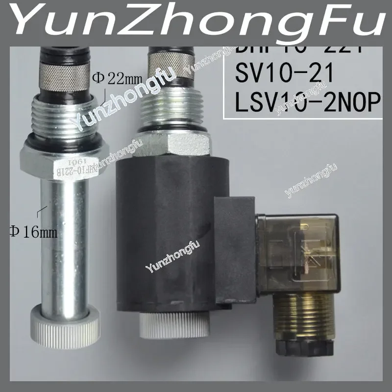 

DHF10-221 SV10-21 LSV10-2NOP Two-position Two-way Threaded Insert Normally Open Solenoid Hydraulic Valve