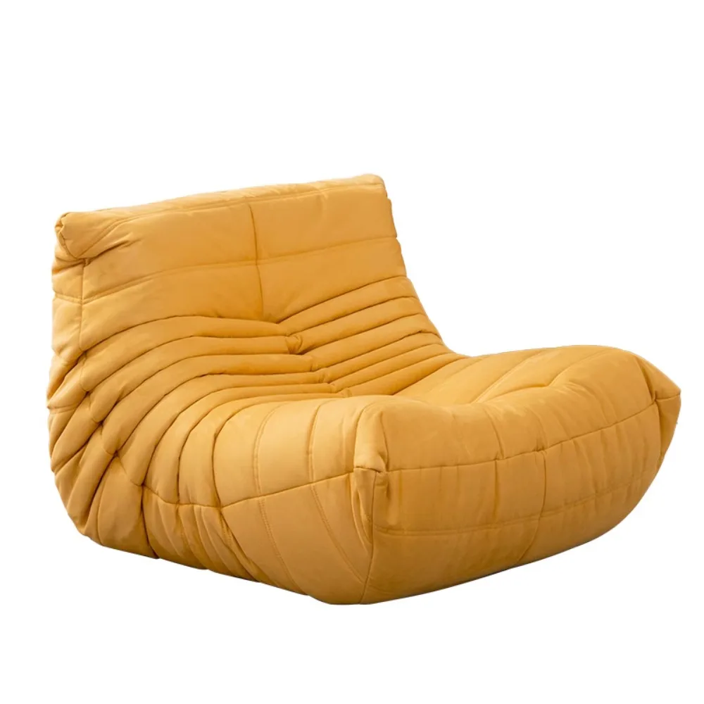 Lazy sofa togo caterpillar sofa light luxury and minimalist internet celebrity creative chair suede freehand space lounge chair