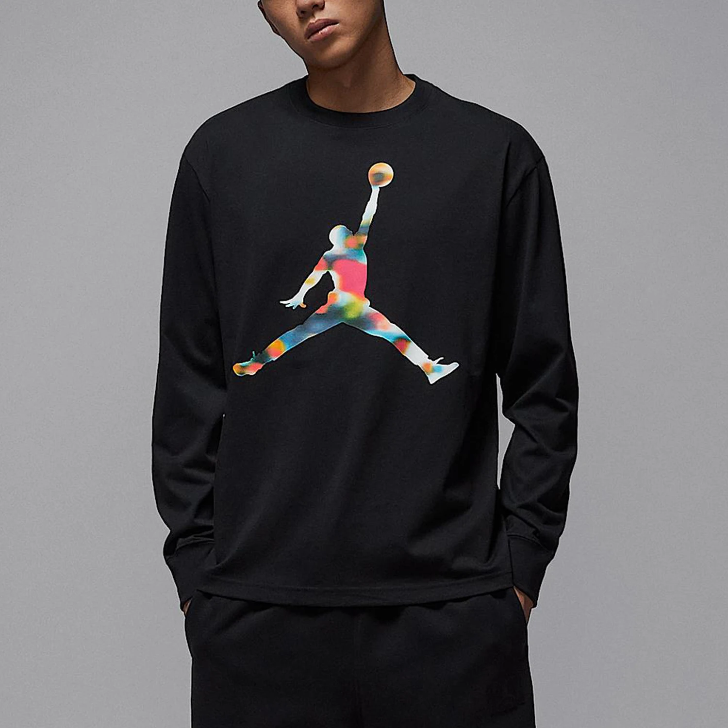 

Оригинальная мужская повседневная толстовка Nike JORDAN с круглым вырезом и длинными рукавами IM6512-010