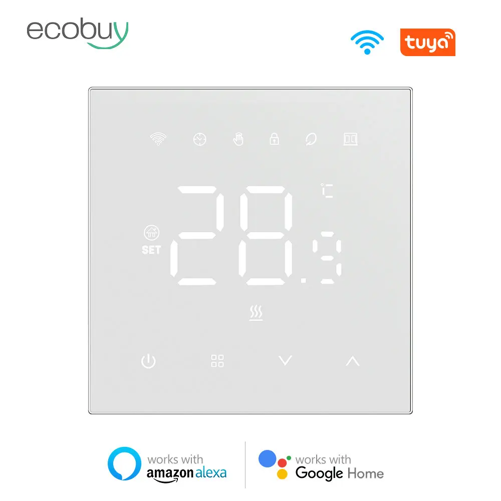 

Tuya умный дом Wi-Fi термостат с подогревом теплого пола газовый котел цифровой регулятор температуры Google Home Alexa Alice