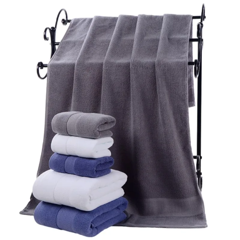 

Set of 2 Turkish Cotton Bath Towel Adult Soft Absorbent Towels Bathroom Sets Large Beach Towels Luxury Hotel Spa Towels For Home