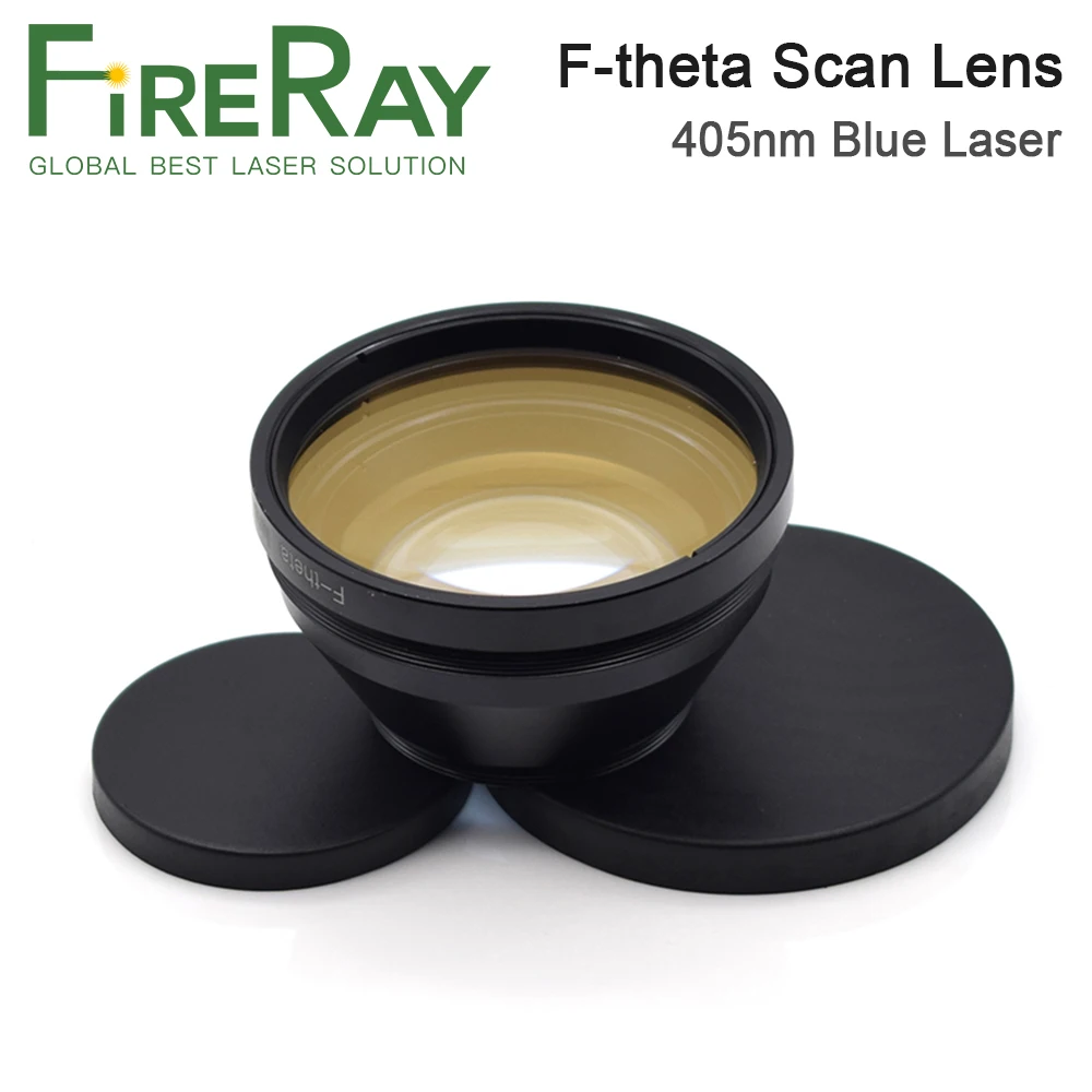 FireRay 3D 프린터 기계용 블루 레이저 렌즈, 405nm F-세타 스캔 렌즈, 50x50-300x300 FL 110-430 나사, M85