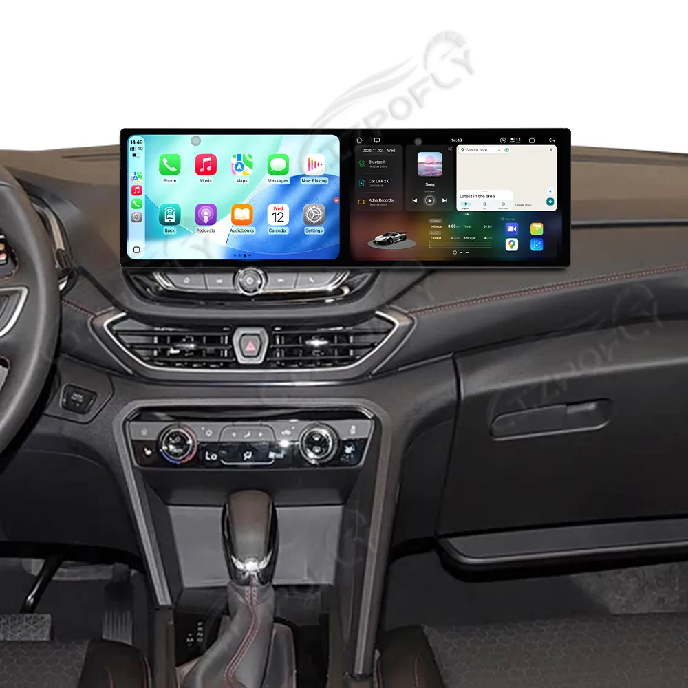 

Автомобильный радиоприемник Carplay с двойным 10,1-дюймовым сенсорным экраном для Chevrolet Orlando 2018-2022, Android 15, GPS-навигация, автомобильный мультимедийный плеер