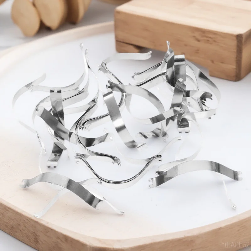 

50Pcs Stable Picture Frame Backing Clips Metal Spring Clips for DIY Picture Framing Tools Wall Hanging Hardware