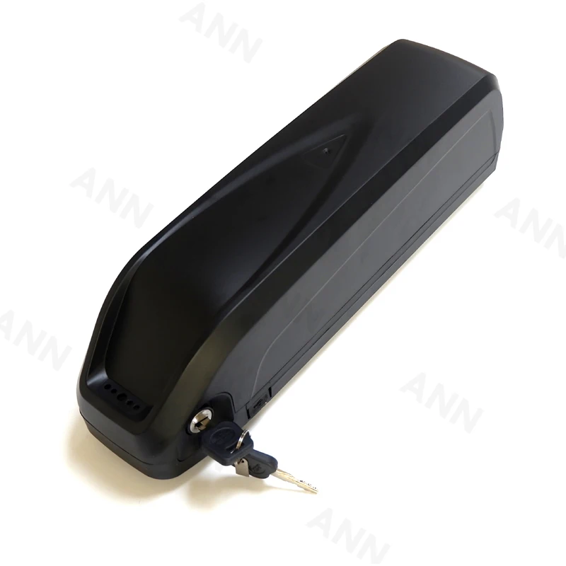 SSE-077 Electric bicycle battery box, 5-pin discharge port 48V/36V Hailong No. 2 case, can hold 65pcs 18650 batteries