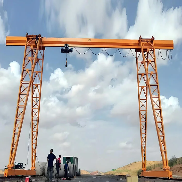 MH  Electric Hoist Single Girder Gantry Crane 5 Ton 10 Ton PLC Motor Gearbox Bearing Good Standard Factory Price