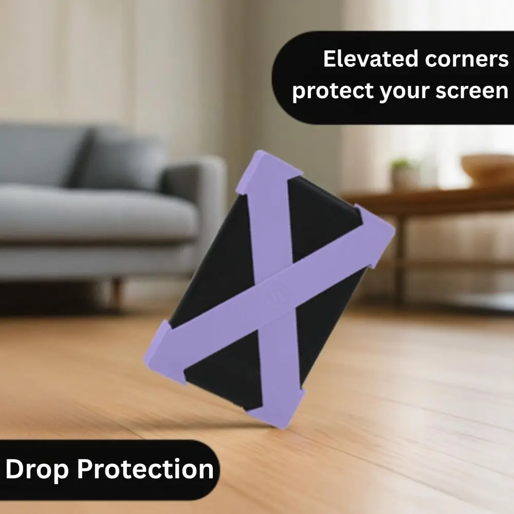 حزام يد آمن من جلد البولي يوريثان مقاس 6-7 بوصات، حامل مقبض عالي المرونة لجهاز Kindle Paperwhite/Kobo/Voyaga/Pocketbook/Tolino #3