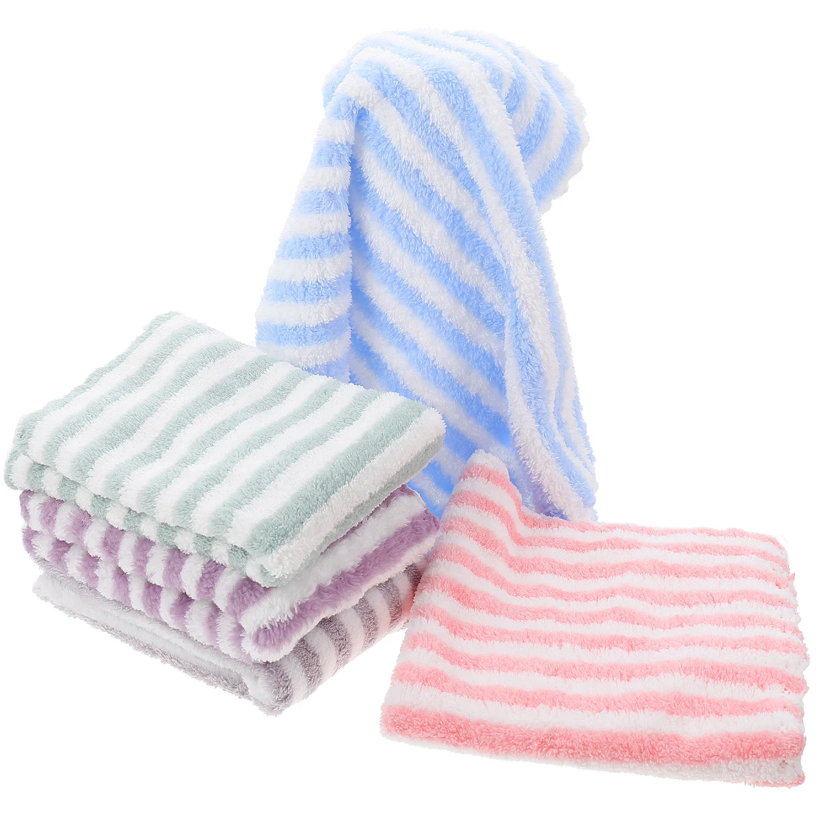 

5pcs Small Pet Towels Guinea Pig Blanket Super Absorbent Quick Dry Bath Mat For Hamster Syrian Rat Cage Liners Bedding