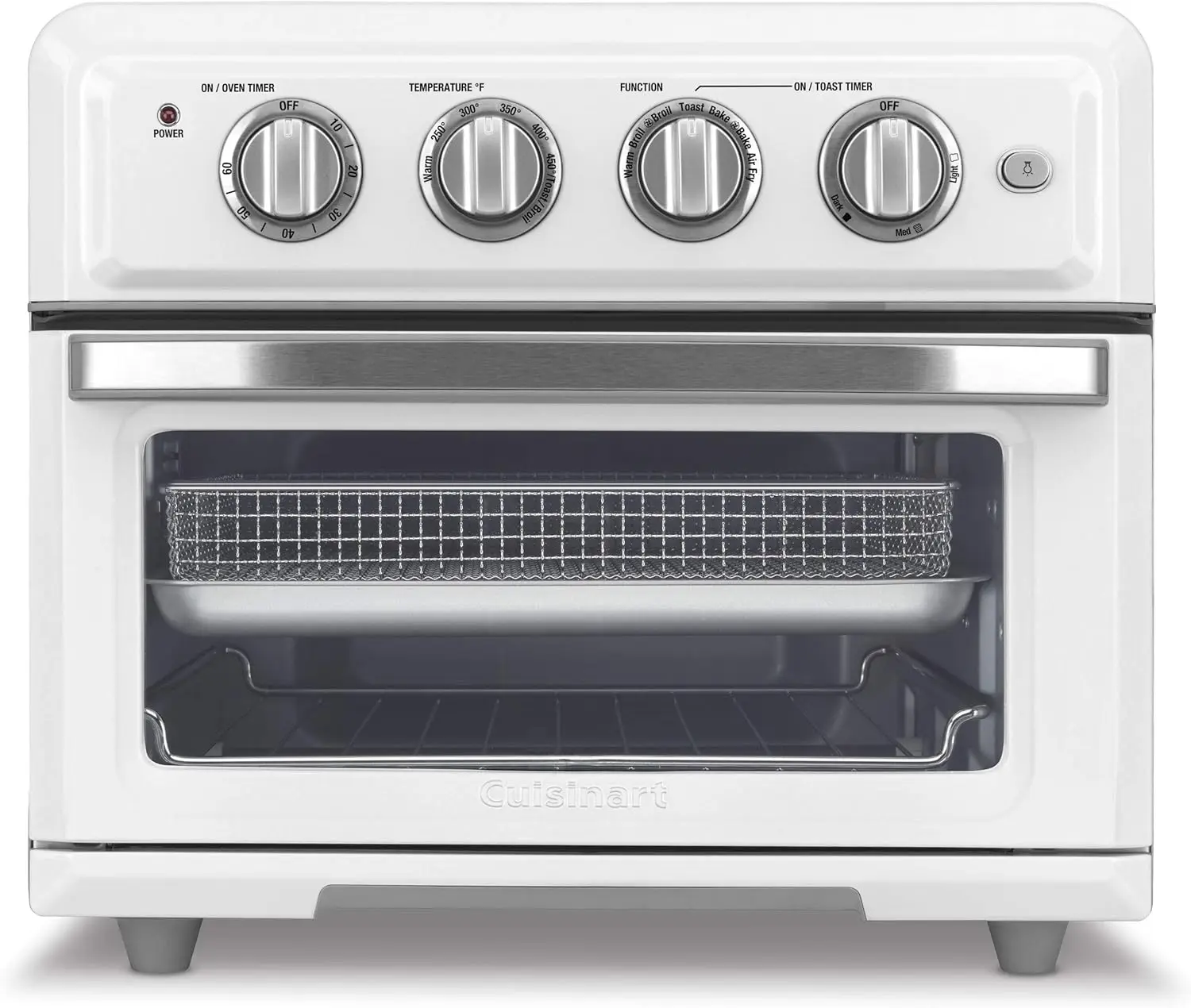 TOA-60W Convection AirFryer Toaster Oven, Premium 1800-Watt Motor with 7-in-1 Functions and Wide Temperature Range