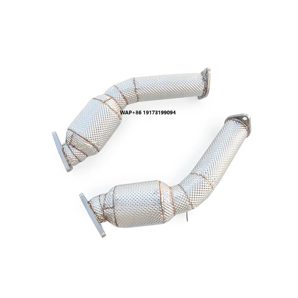 

Stainless Steel High-flow Exhaust Downpipe for Infiniti FX35 3.5 2003-2008 with Insulated Catalytic Converter Power Upgrade