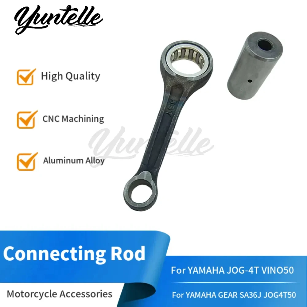 Engine Connecting Rod For YAMAHA JOG-4T VINO 50 GEAR SA36J JOG4T50 50cc 4‑stroke Scooter Motorcycle Accessories 5ST‑E1651‑11