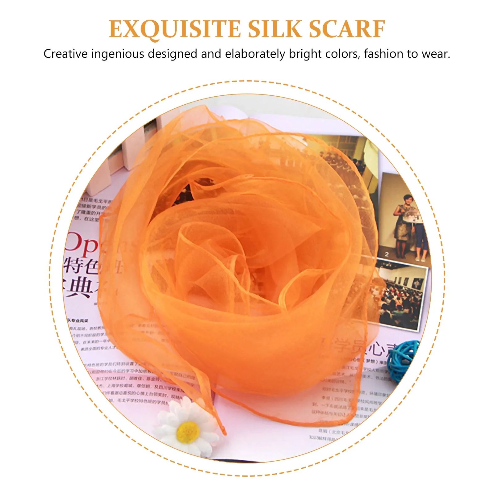 

10 Pcs Colored Chiffon Scarves Soft Gauze Shawl Children Play Scarves Juggling Kids Play Bright Visual Toys Stage Accessories
