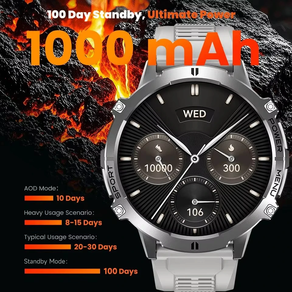 

Hot sell X3 Smartwatch Outdoor Sport Swimming Watch 10m Waterproof GPS on Dafit APP 200+ Watch Face Reloj Hombre 100Days Standby