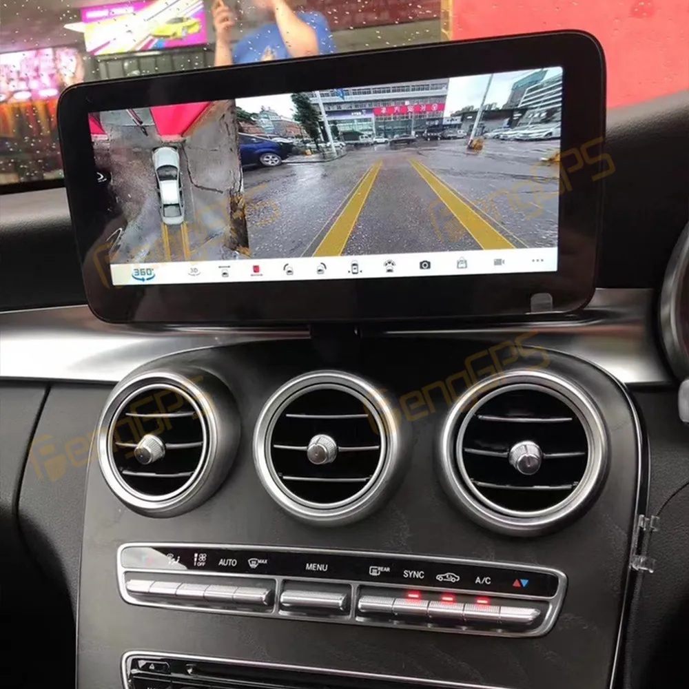 

12.3 inch Android 13 CarPlay Car Radio For Mercedes Benz GLC C Class 2016-2018 Touch Screen Multimedia Player GPS Navigation DSP