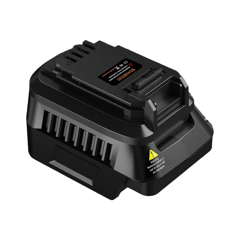 BD40BD20 BD40DW20 BD40MIL18 Adattatore batteria per Black&Decker 40V Compatibile con batteria Black&Decker/Dewalt/Milwaukee18/20V