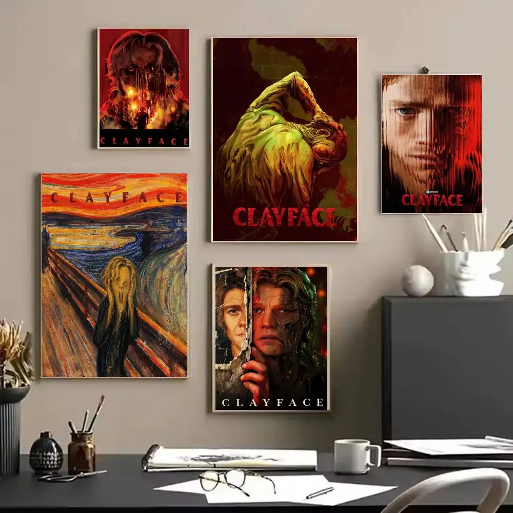 2026 Movie C-Clayface Poster Modern Aesthetic Wall Art | Stylish Bedroom Home Decor & Unique Gift Ideas