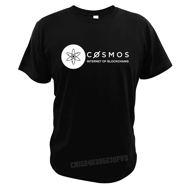 Cosmos Coin Internet Of Blockchain Tshirts Men Women ATOM Cryptocurrency MEO Male Fashion Tee Funny Cotton Men Clothing